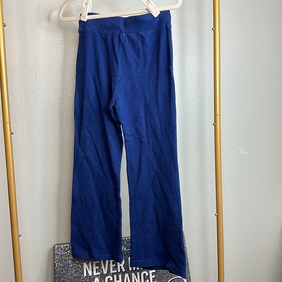 Monrow Light Navy Wide Leg Lounge Sweats NWT - Picture 6 of 6